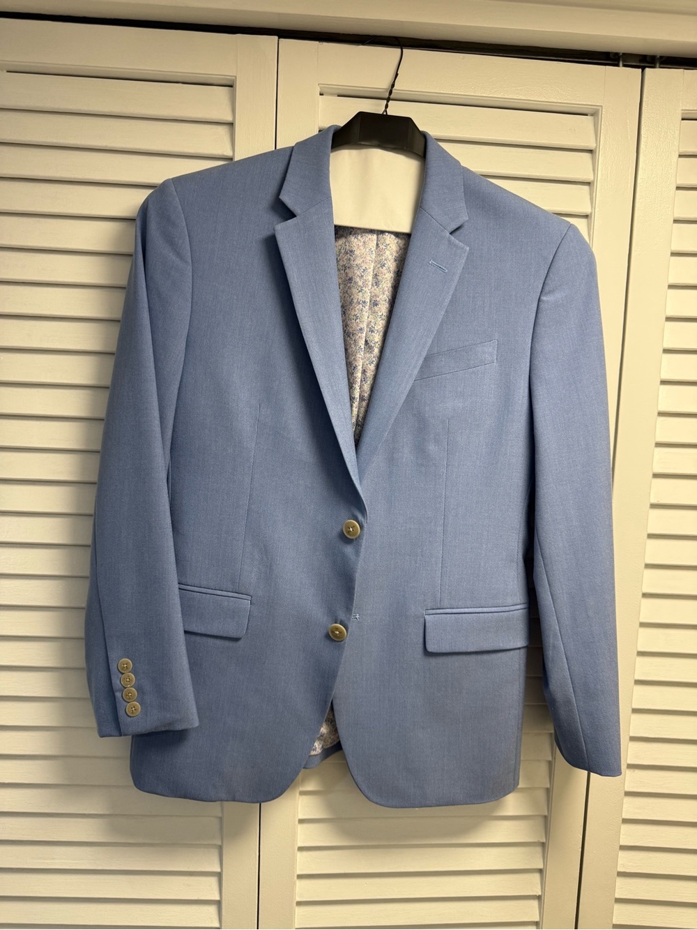 Egara Light Blue Two-Button Sport Coat & pants